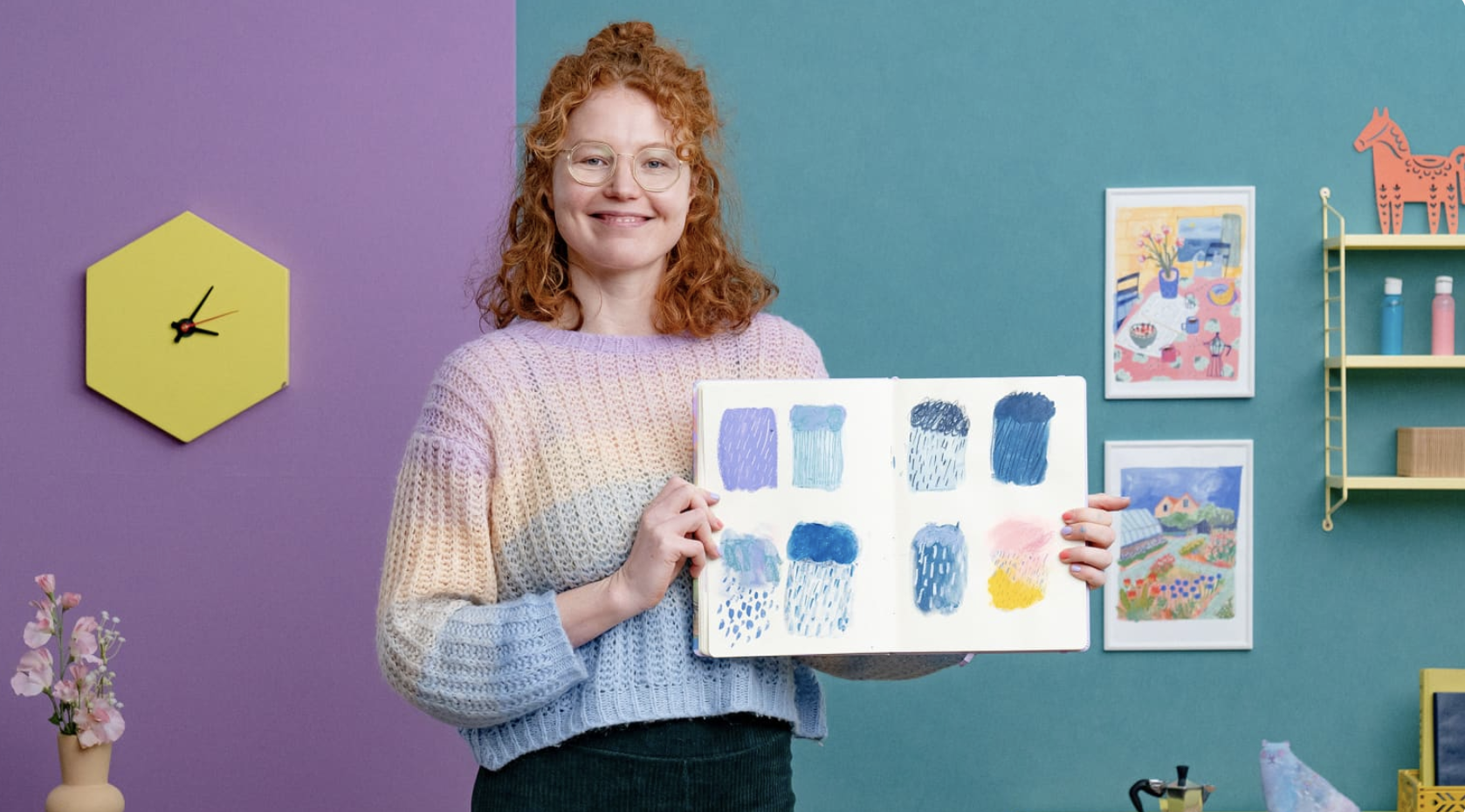 Ejercicios en cuaderno para crecer como artista